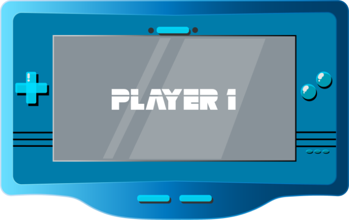 blue console